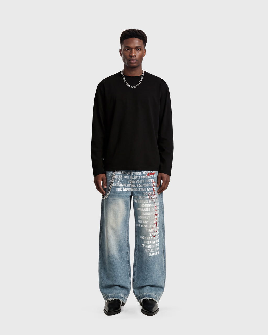 LONG SLEEVES – SCRIPT BASICS BLACK
