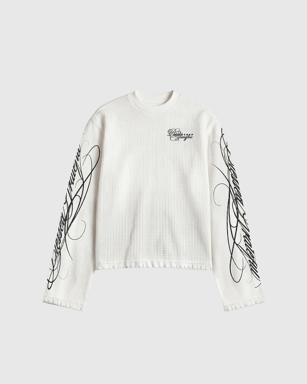 LONG SLEEVES – SCRIPT BASICS WHITE