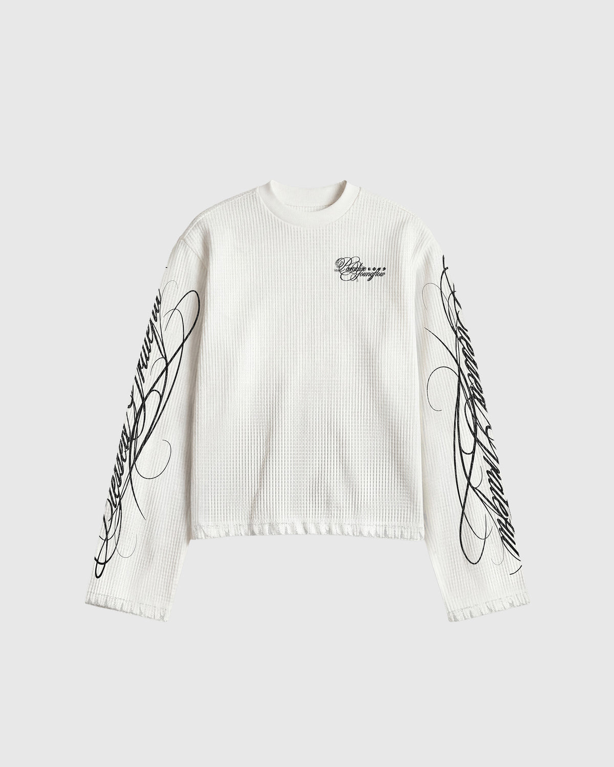LONG SLEEVES – SCRIPT BASICS WHITE