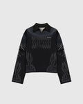 PARADISE LONG SLEEVES BLACK – WAFFLE SERIES
