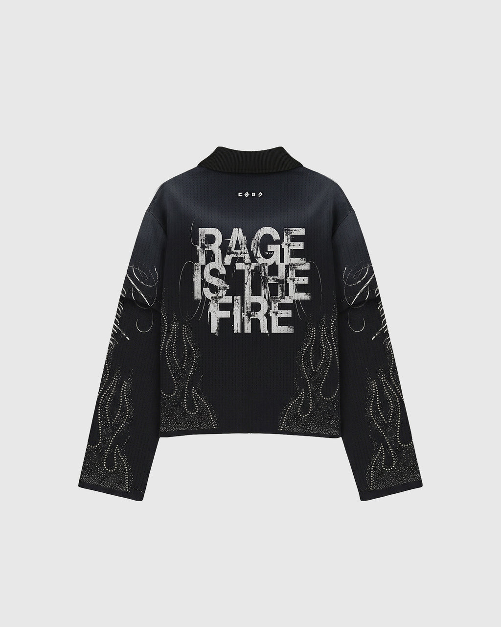 PARADISE LONG SLEEVES BLACK – WAFFLE SERIES