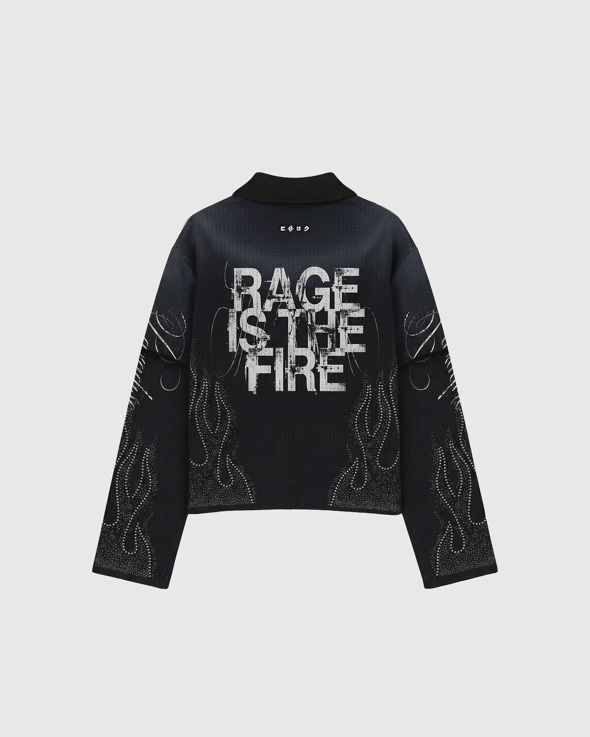 PARADISE LONG SLEEVES BLACK – WAFFLE SERIES