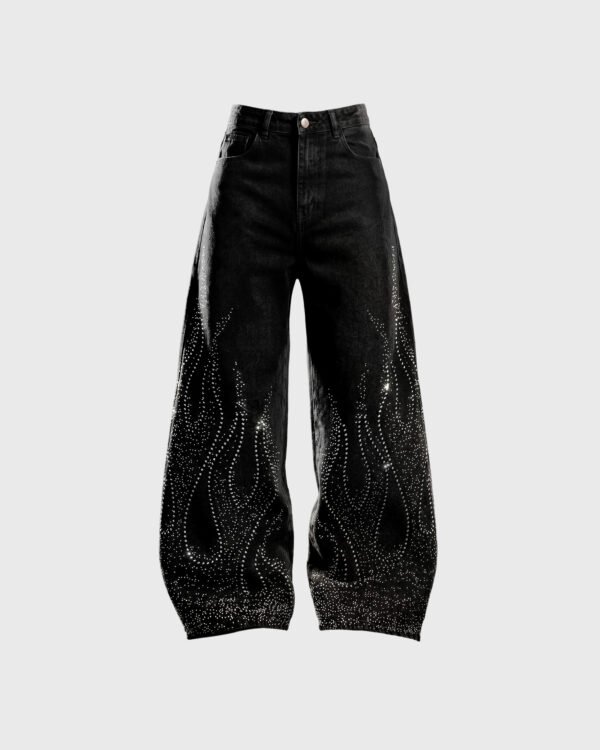 DENIM FLAME — FULL BLACK