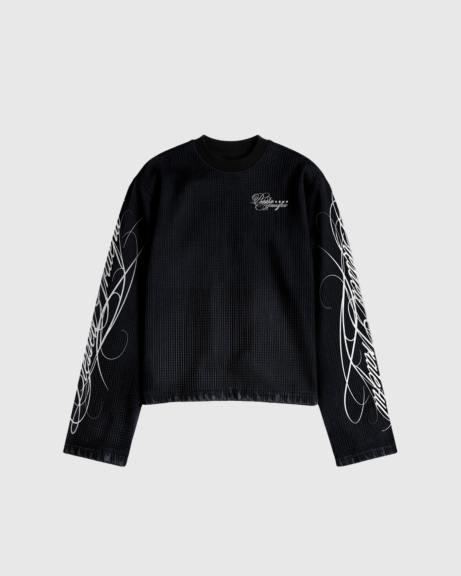 LONG SLEEVES – SCRIPT BASICS BLACK: imagen 1