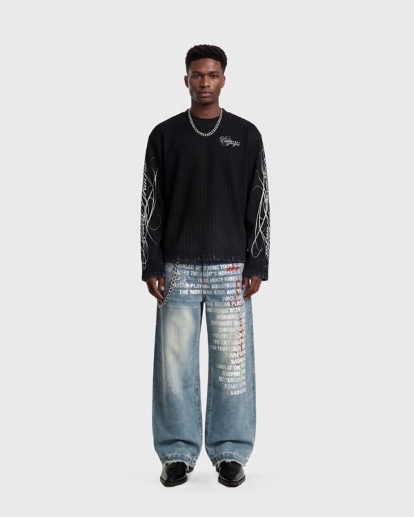 LONG SLEEVES – SCRIPT BASICS BLACK